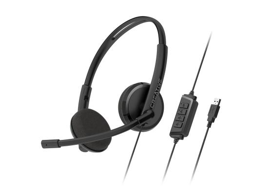 Creative HS-220 USB Headset with Noise-cancelling Mic and Inline Remote